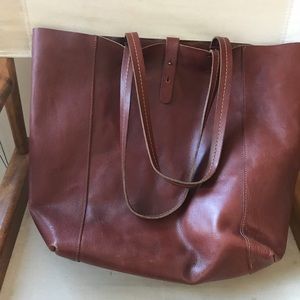 Lucky Brand leather tote.